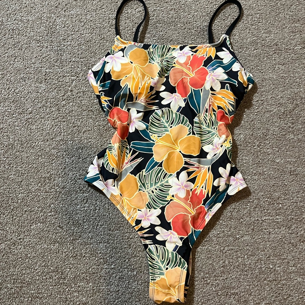Hurley Floral One Piece SwimSuit